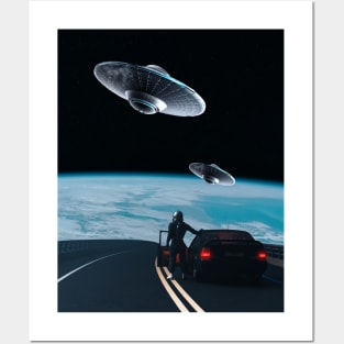 UFOs to the rescue Posters and Art